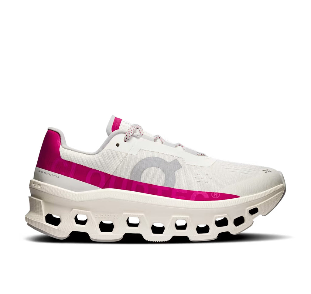 ON Women's Cloudmonster Ivory/Grenadine