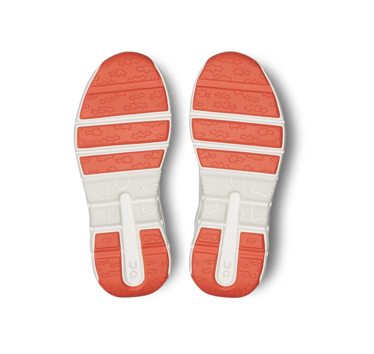 ON Little Kid's Cloudleap Ivory/Flame