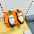 ICONE LOAFER CALFSKIN AND SHEARLING MUSTARD