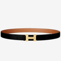HERM Mini Constance 24mm Reversible Belt Black/Gold