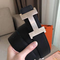 HERM Constance 2 Belt Buckle & Black/Green Epsom 42MM Strap