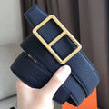 HERM Officier Belt Buckle & Navy 38MM Strap