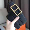 HERM Officier Belt Buckle & Black 38MM Strap