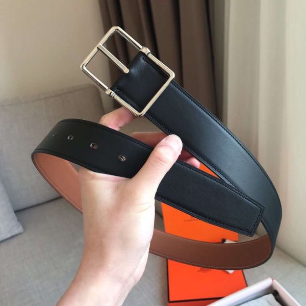 HERM Brown Saddle 38MM Reversible Belt