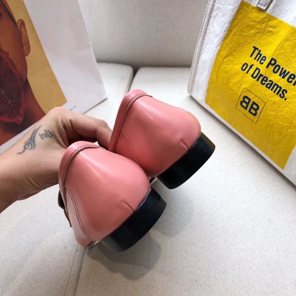 HERM Paris Loafers In Pink Goatskin