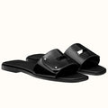 HERM View Sandals In Black Patent leather