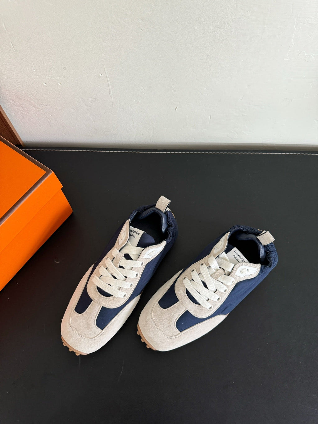 SKATEBOARD SHOES LIGHT GRAY MIX NAVY SUEDE