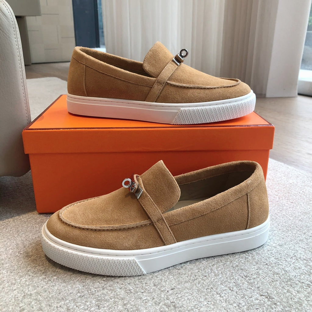 GAME SLIP-ON SNEAKER CARAMEL SUEDE