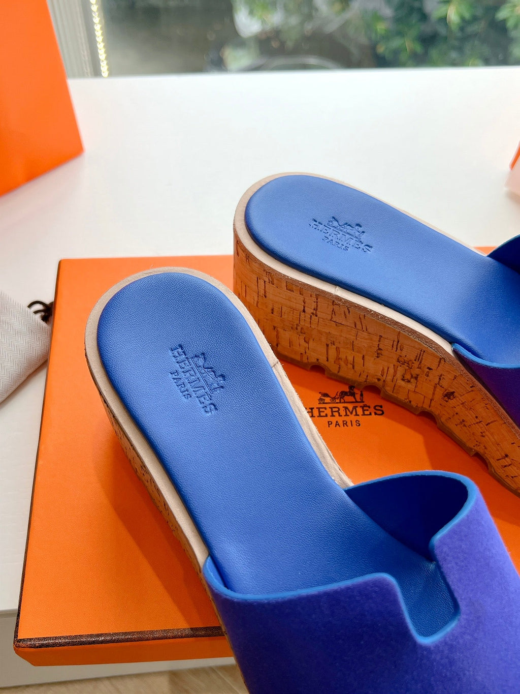 EZE 65 SANDAL NAVY SUEDE
