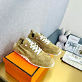 SKATEBOARD SHOES LIGHT BROWN SUEDE