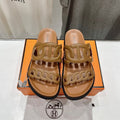 EXTRA SANDAL CARAMEL CALFSKIN