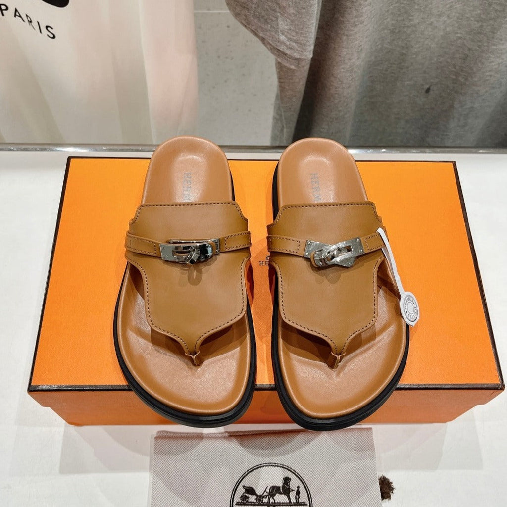 EMPIRE SANDAL CARAMEL CALFSKIN