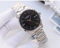 Jaeger-LeCoultre Silver Black Dial Bracelet Watch